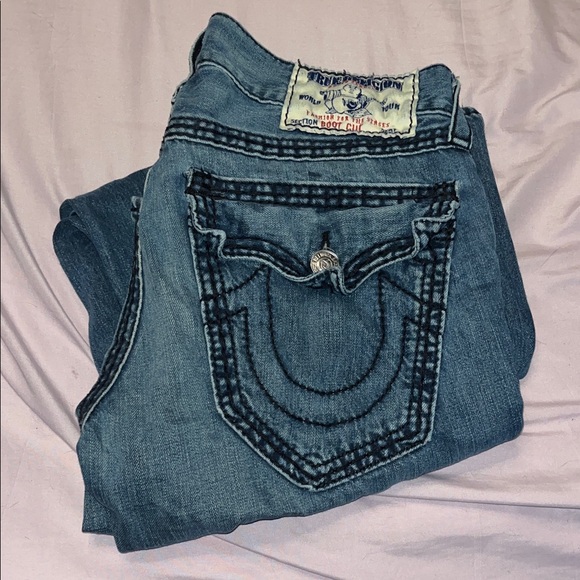 True Religion Men’s Boot Cut Jeans - Picture 1 of 2